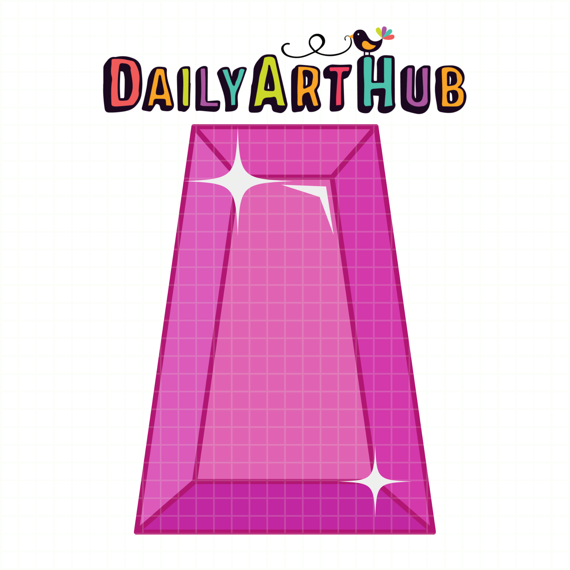 Tapered Baguette Gem Clip Art – Daily Art Hub // Graphics
