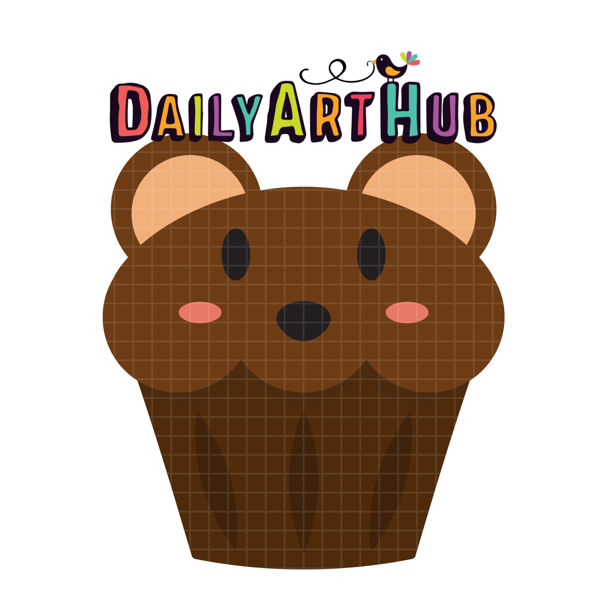Bear Cupcake Clip Art