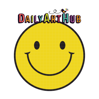 Retro Smiley Clip Art