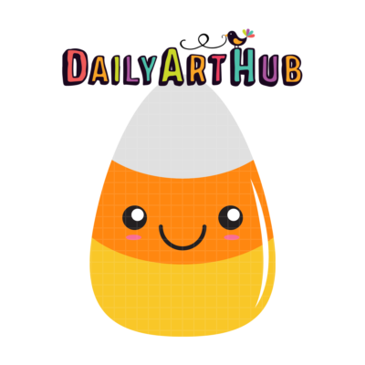Cute Candy Corn Clip Art