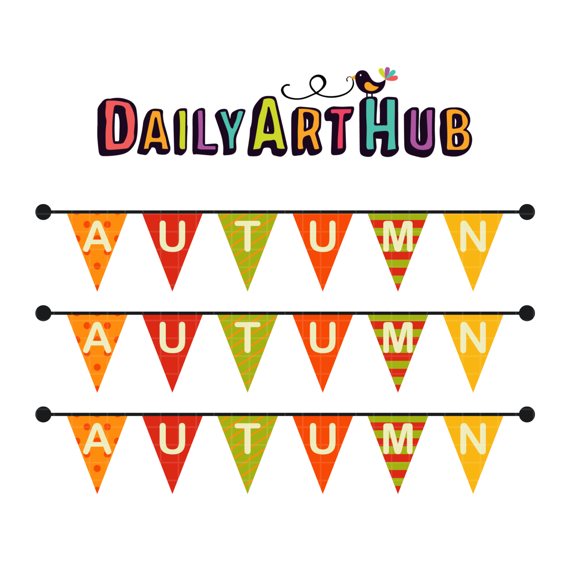 Autumn Banner Clip Art