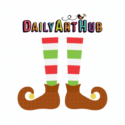Elf Shoe Clip Art