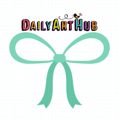 Simple Pretty Bow Clip Art