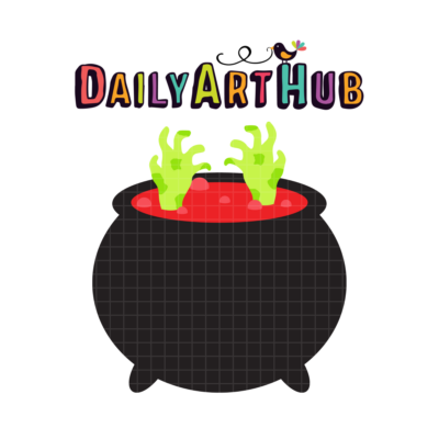 Cauldron Hands Clip Art