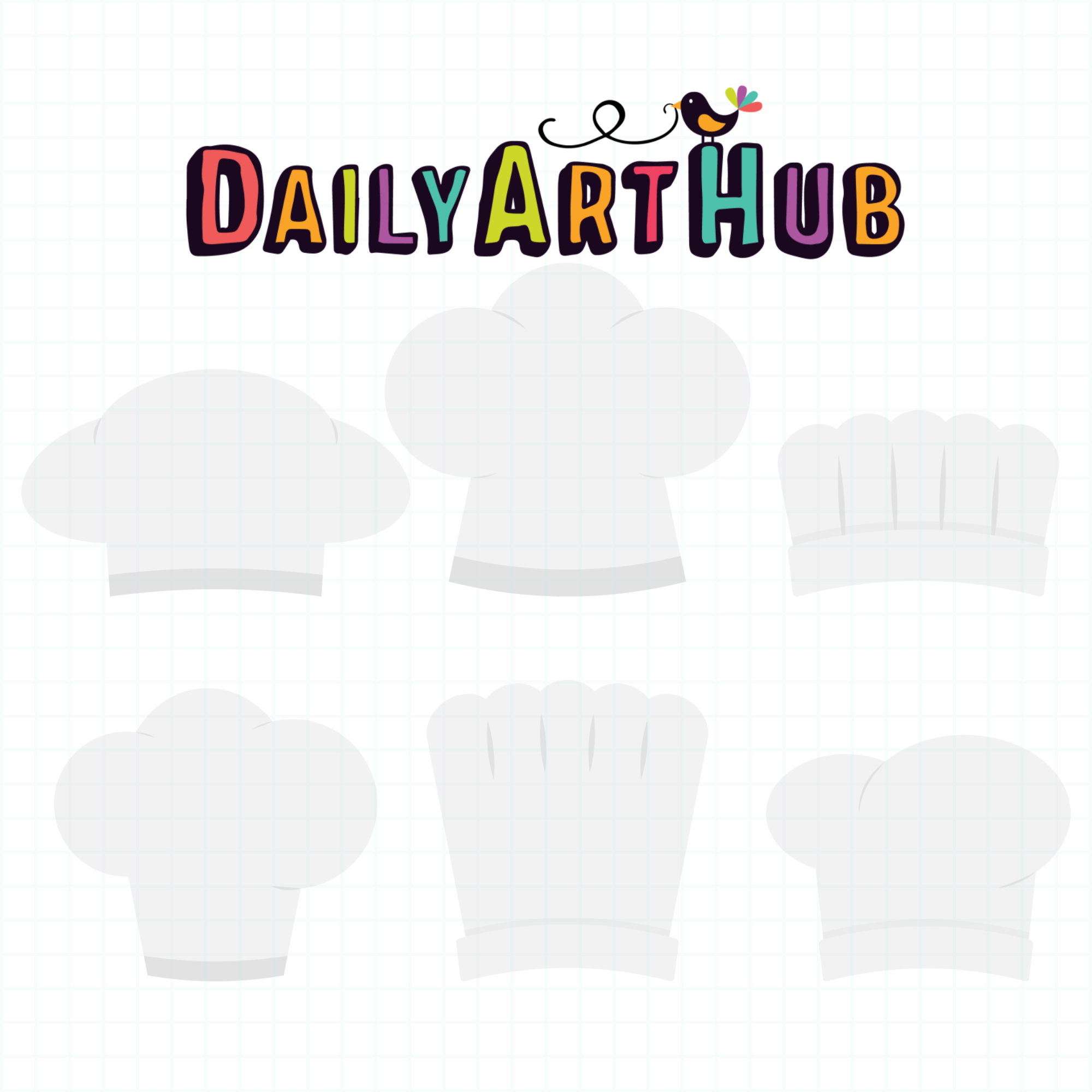 Chef Hats Clip Art Set