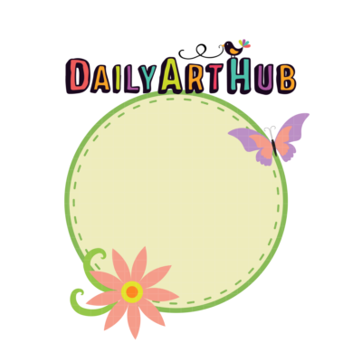 FREE Round Sweet Frame Clip Art