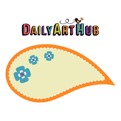 Flower Paisley Clip Art