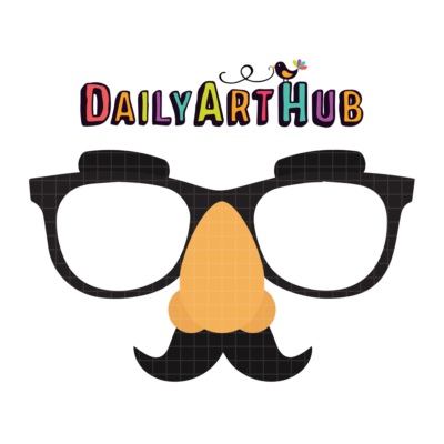 Funny Glasses Clip Art