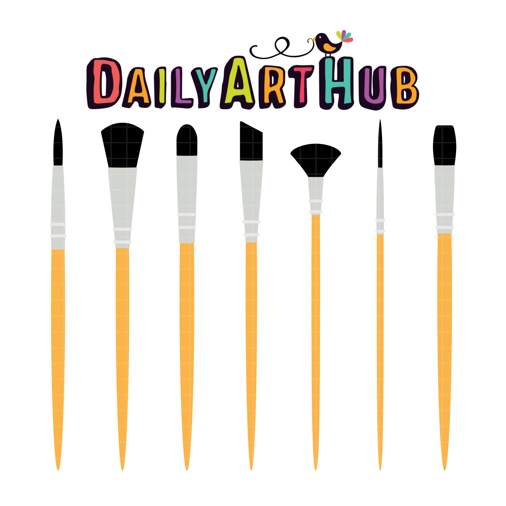 Paintbrush Clip Art Set
