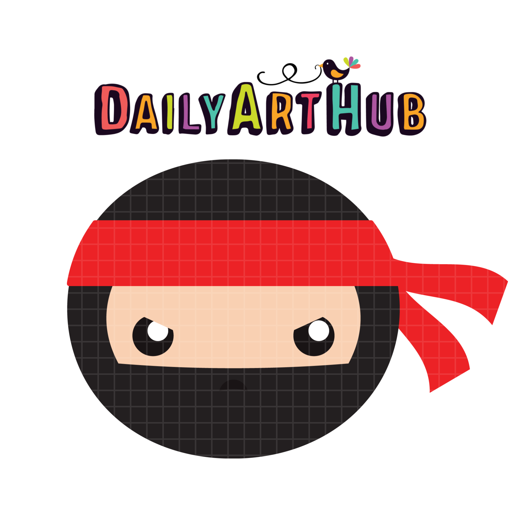 FREE Red Kawaii Ninja Clip Art