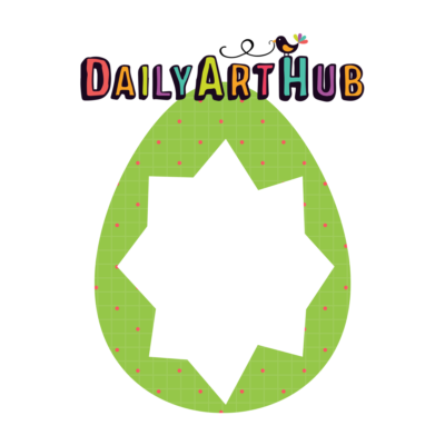 FREE Egg Crack Frame Clip Art