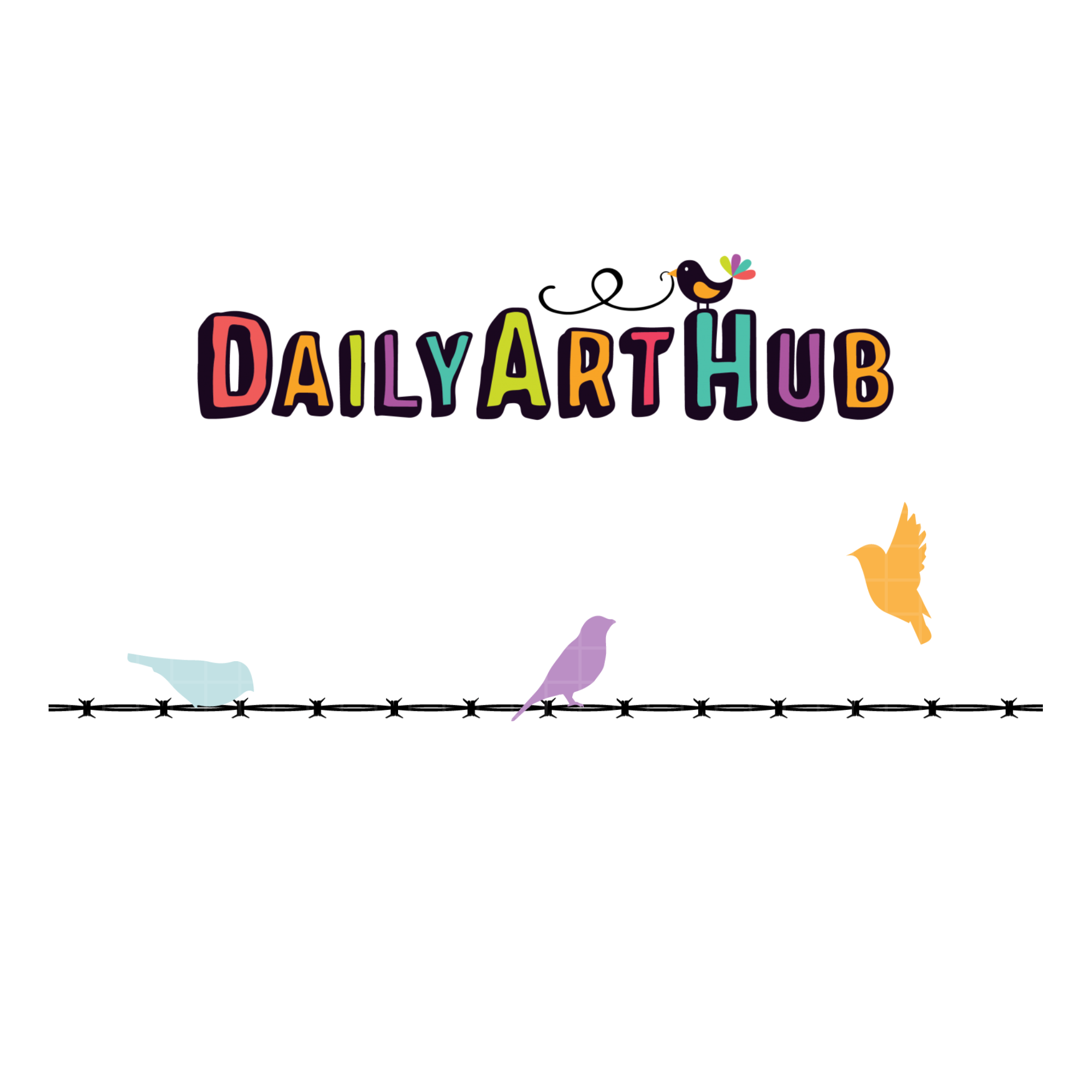 FREE Three Birds Barb Clip Art