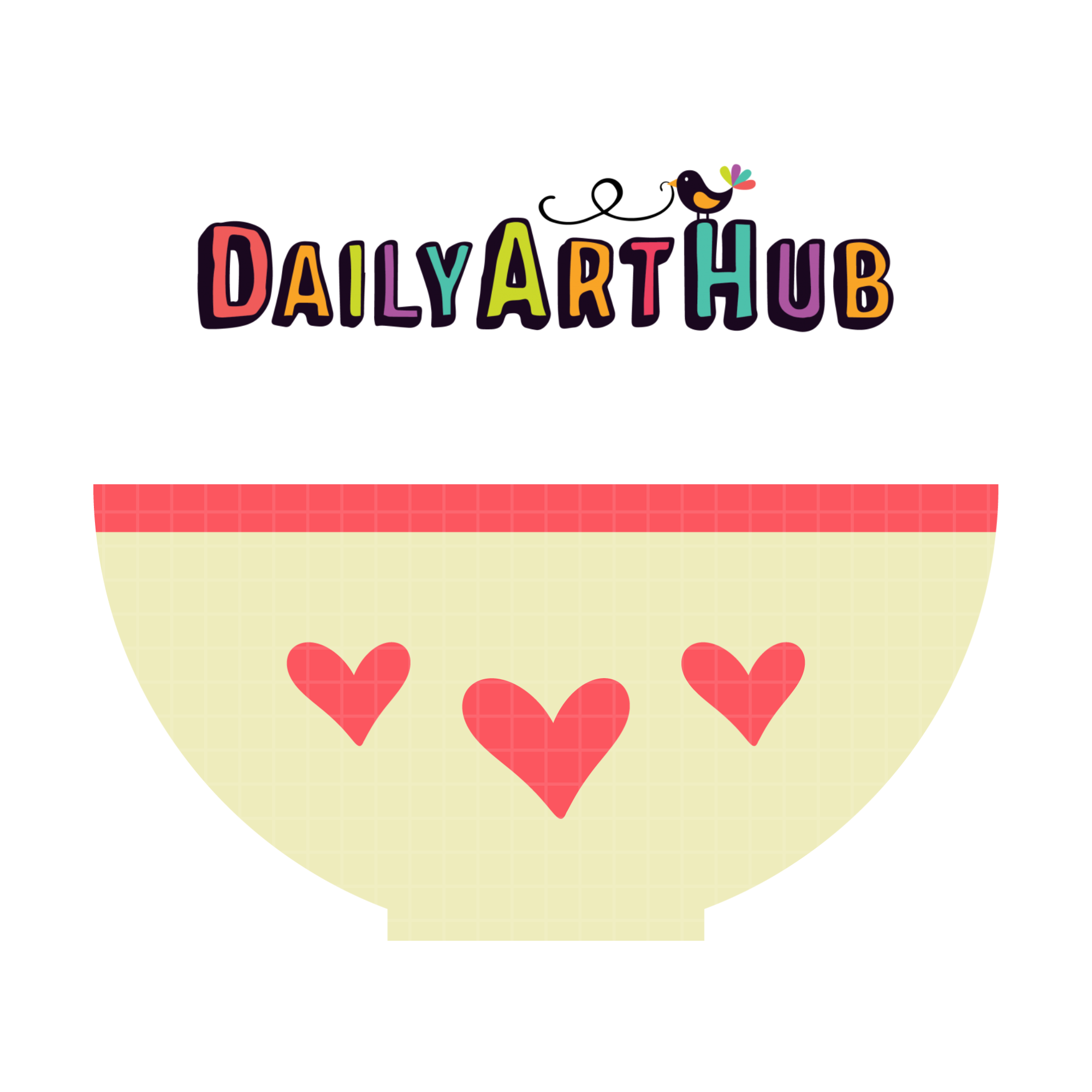 FREE Heart Bowl Clip Art