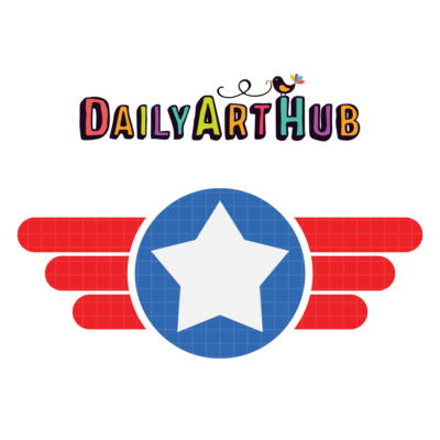 FREE Pilot Badge Clip Art