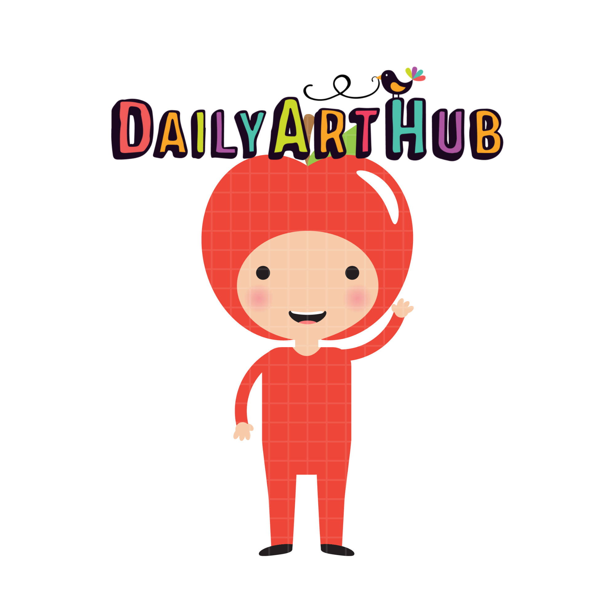 FREE Apple Costume Boy Clip Art