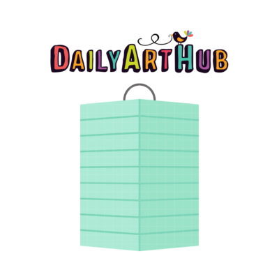 FREE Teal Paper Lantern Clip Art