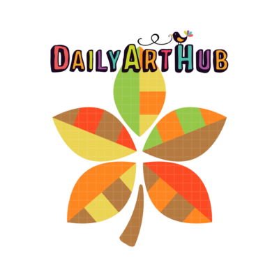 FREE Autumn Leaf Pattern Clip Art