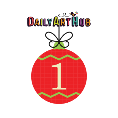 FREE Christmas Ball 1 Clip Art