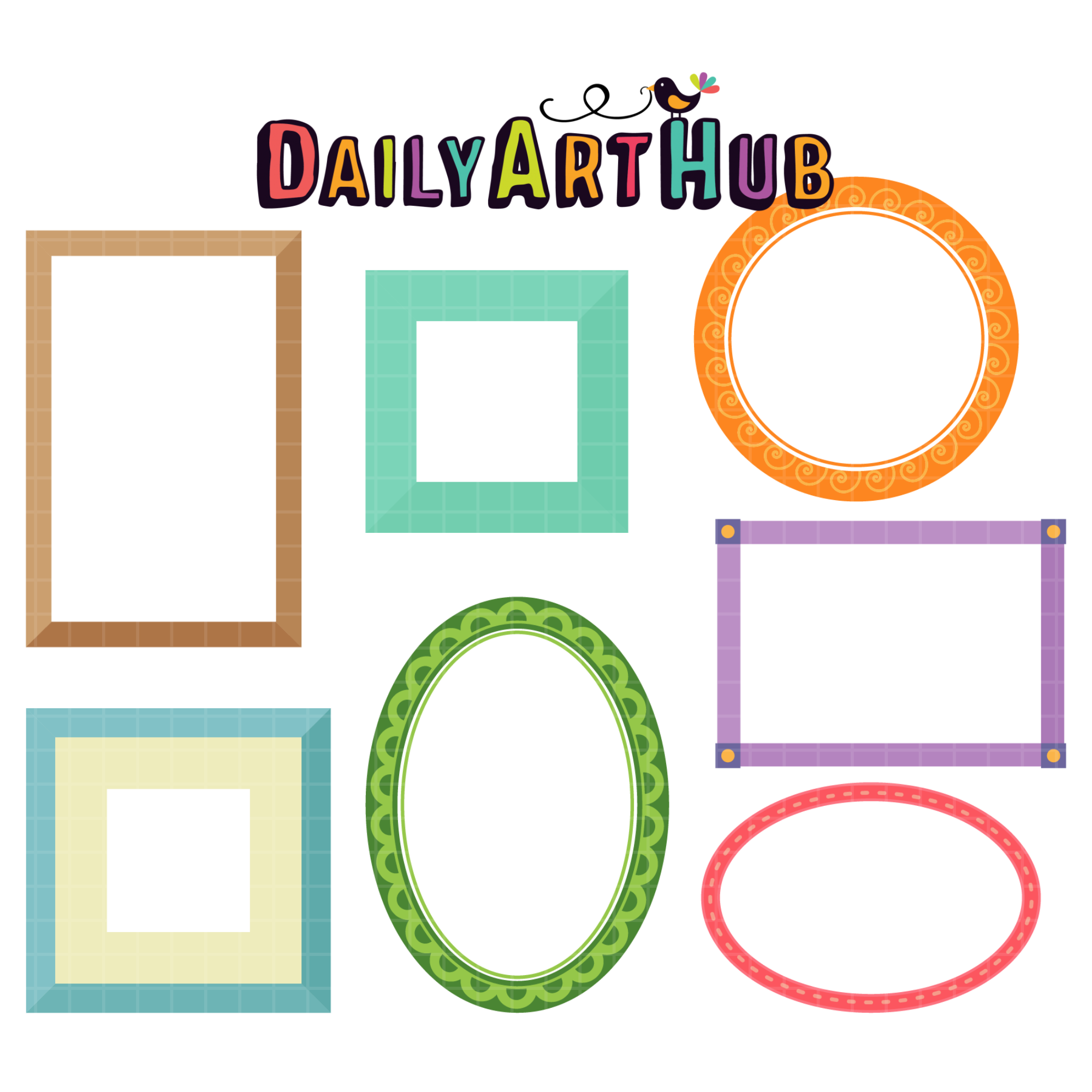Frames Clip Art Set