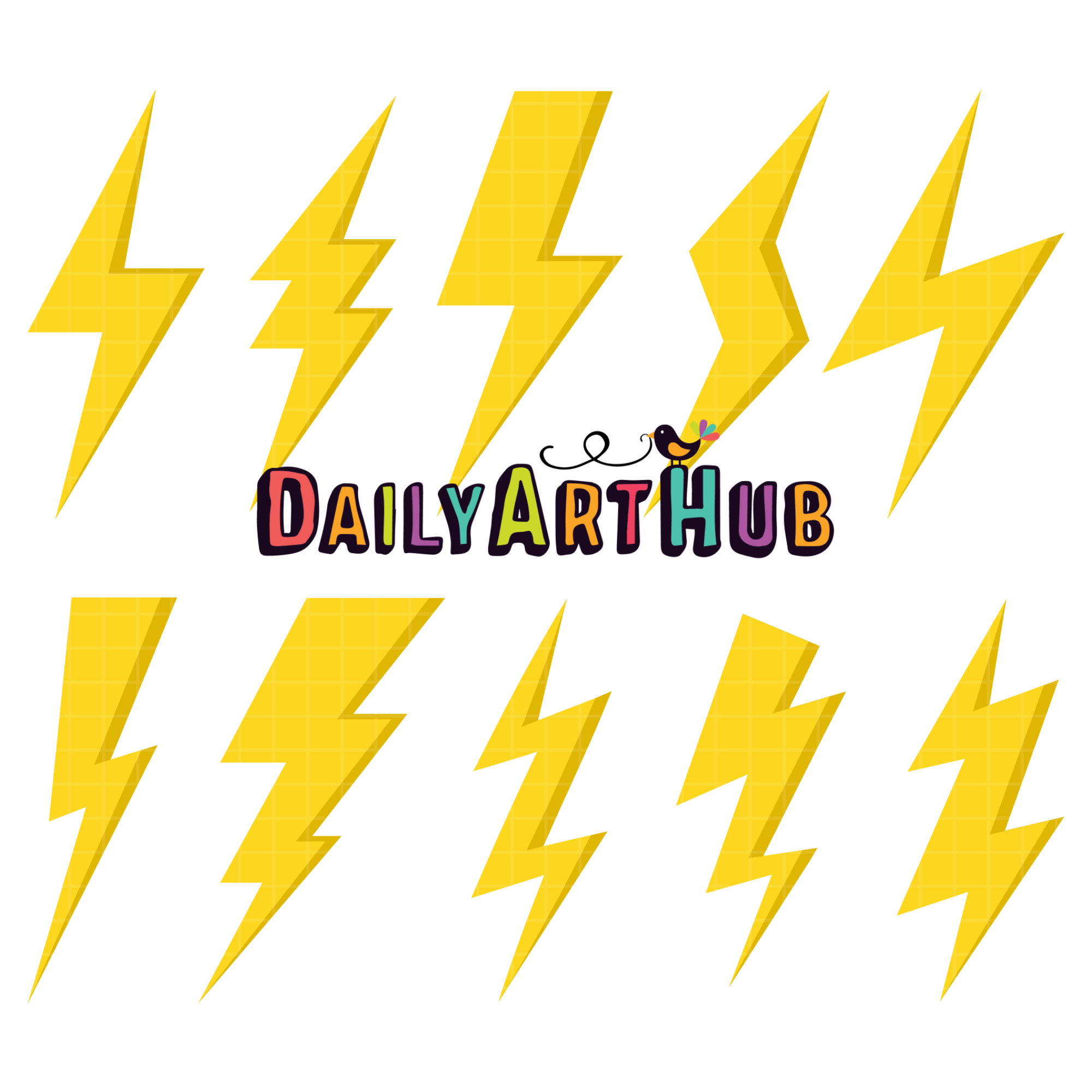 Lightning Clip Art Set